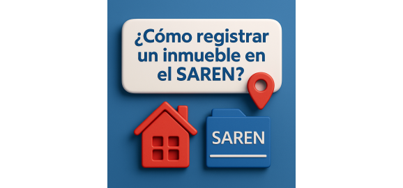 como registrar un inmueble en el saren