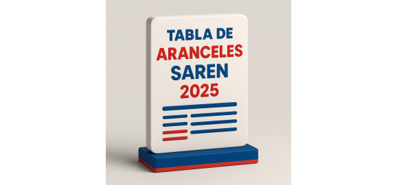 tabla de aranceles saren 2025
