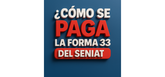 como se paga la forma 33 del seniat