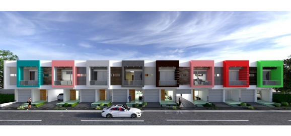 casas sobre planos en la zona de monteverde norte de monteria