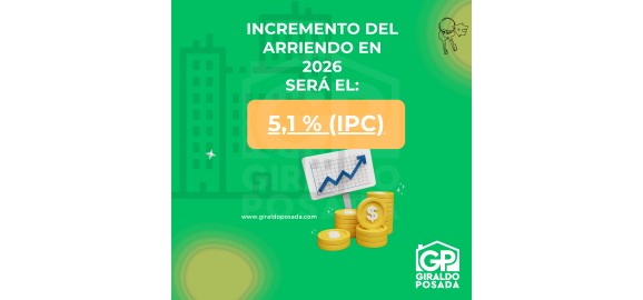 ipc que se aplica en el ano 2026 cuanto es el aumento en arriendo en colombia este 2026