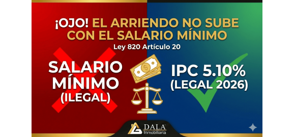 ojo el arriendo no sube con el salario minimo evita cobros ilegales en 2026