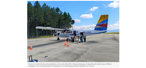 mejora la ocupacion de los vuelos en san gil buscan garantizar la sostenibilidad de las rutas