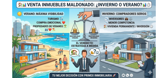 vender propiedades en maldonado invierno o verano estrategia inmobiliaria