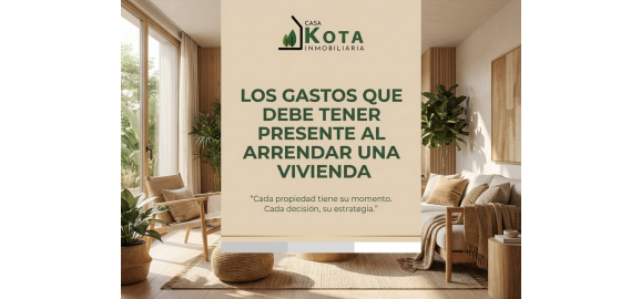 los gastos que debe tener presente al arrendar una vivienda
