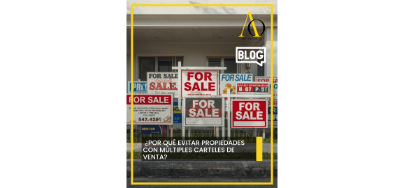 por que evitar propiedades con multiples carteles de venta