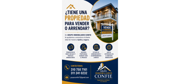tiene una propiedad para vender o arrendar