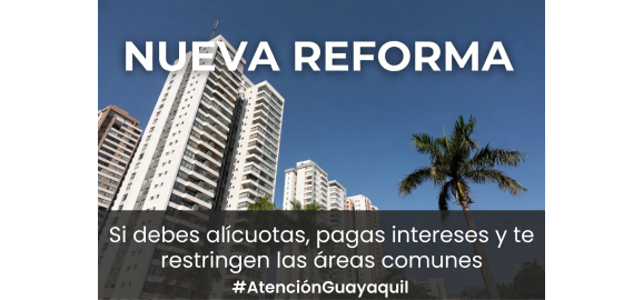 nueva reforma si debes alicuotas pagas intereses y te restringen las areas comunes