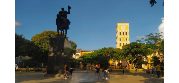 el epicentro de cagua por que todo comienza en la plaza sucre