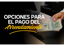 opciones para el pago del arrendamiento